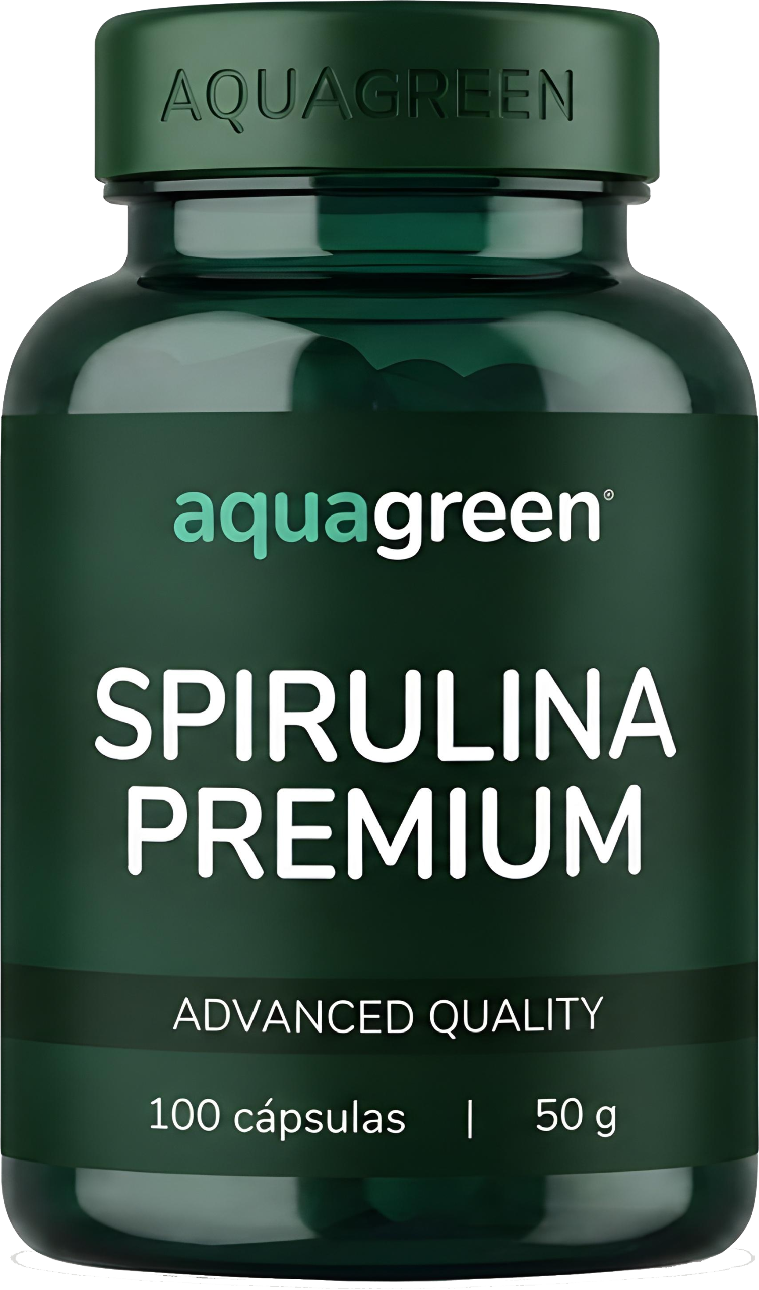 Botella Aquagreen Spirulina Premium